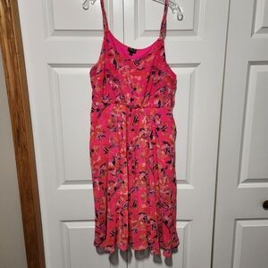 Torrid Pink and Orange Floral Top